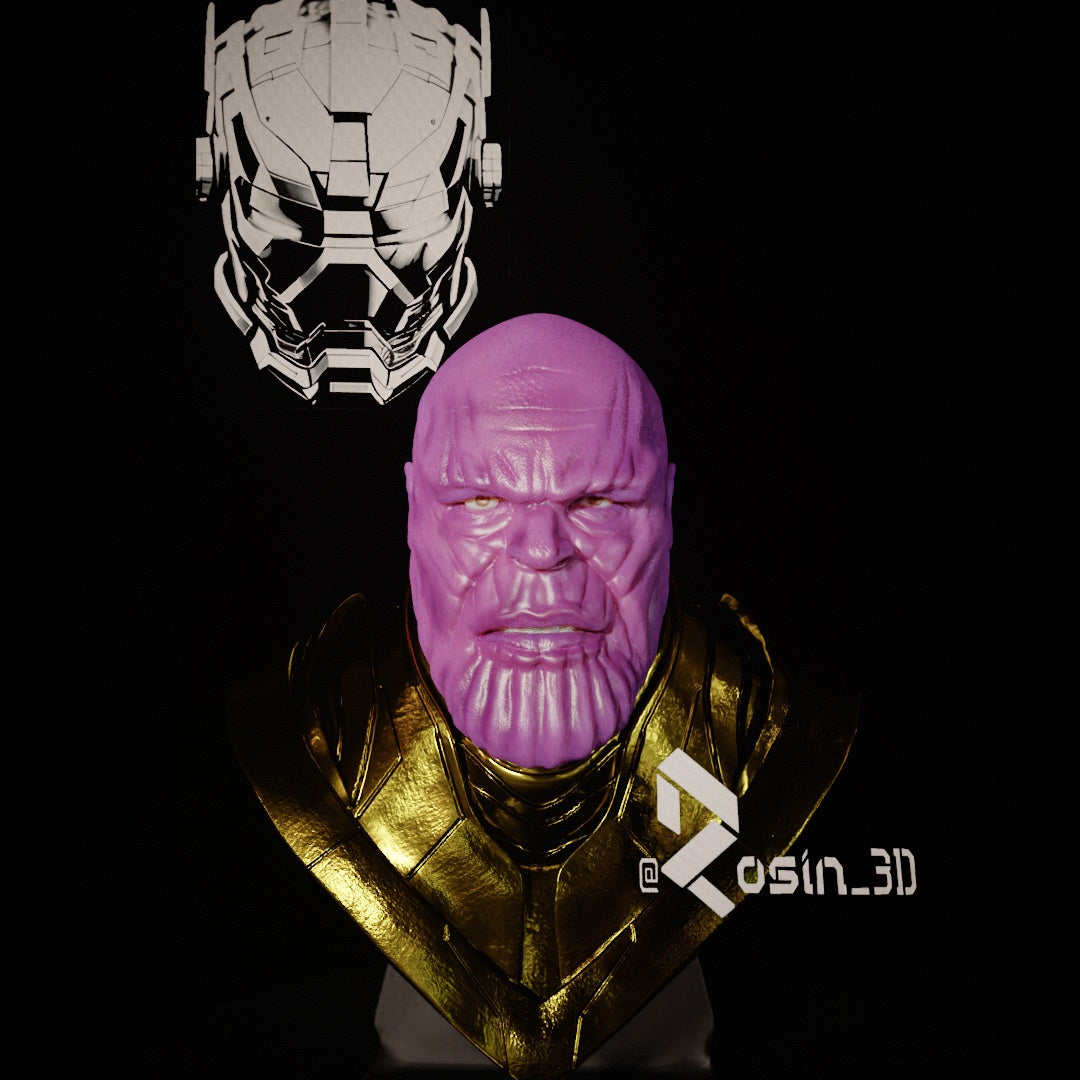 King Thanos - 3D Printable STL File (MCU-Inspired)