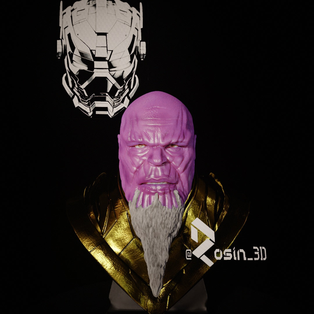 King Thanos - 3D Printable STL File (MCU-Inspired)