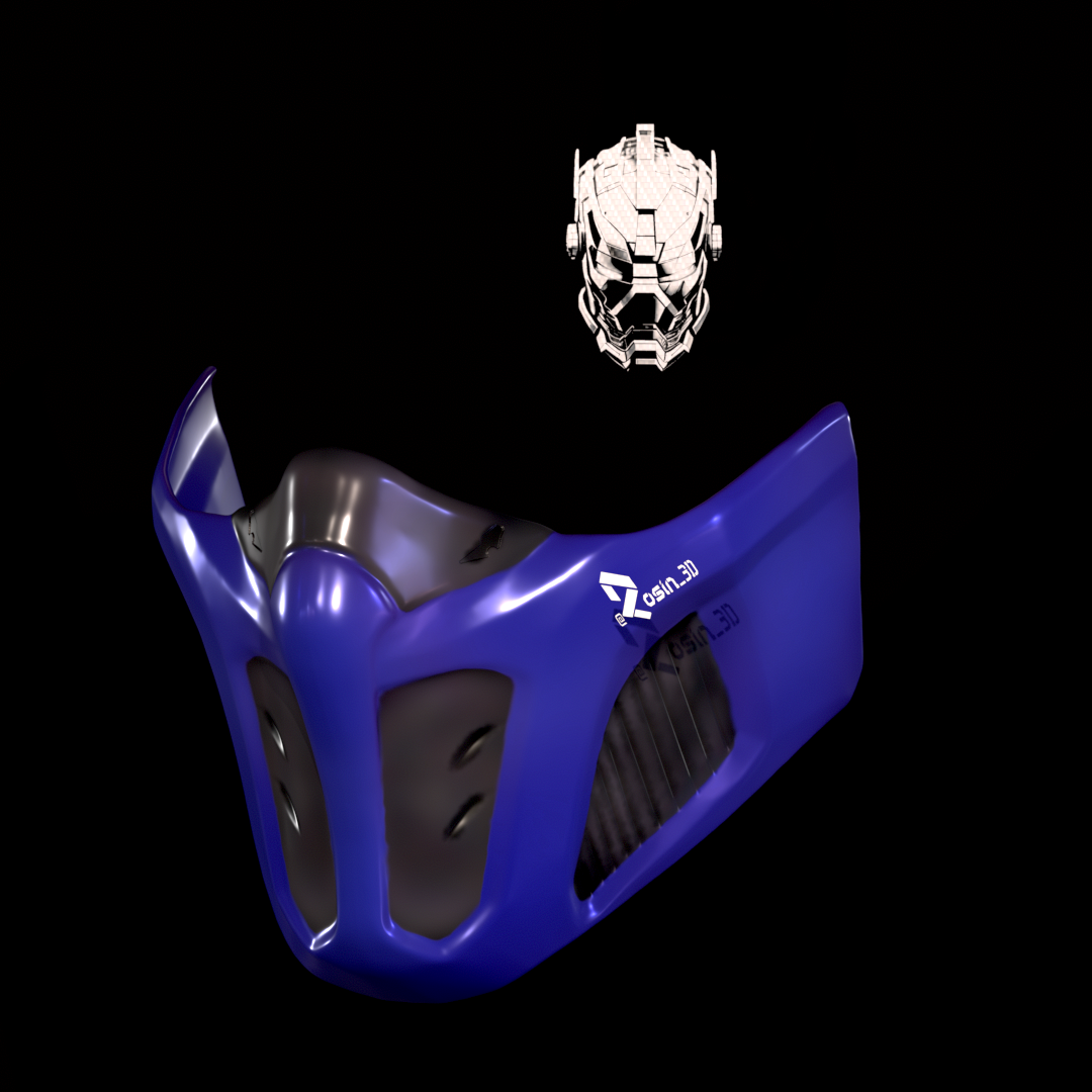 Hawkeye Mask - 3D Printable STL File (Marvel Rivals Inspired)