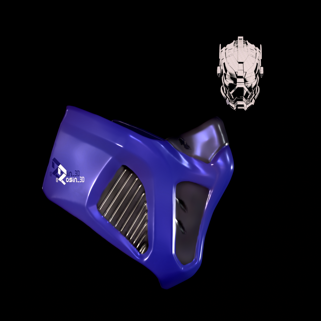 Hawkeye Mask - 3D Printable STL File (Marvel Rivals Inspired)